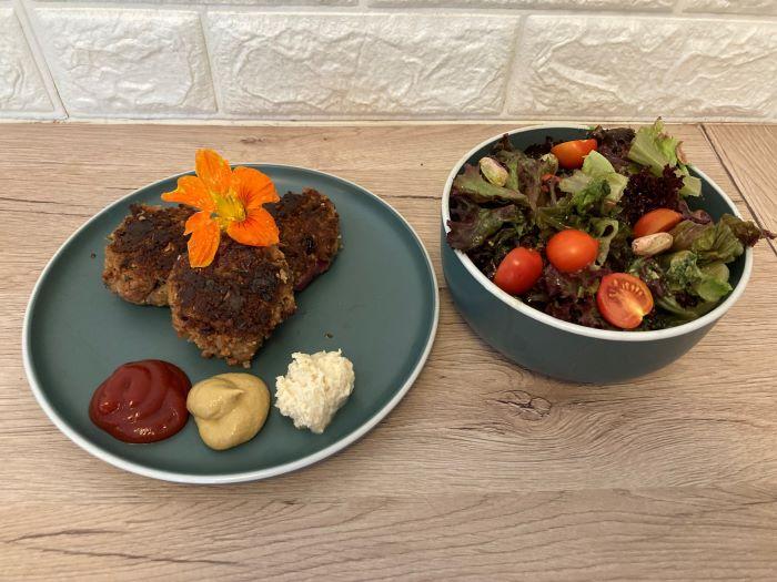 Vegane Fleischlaibchen